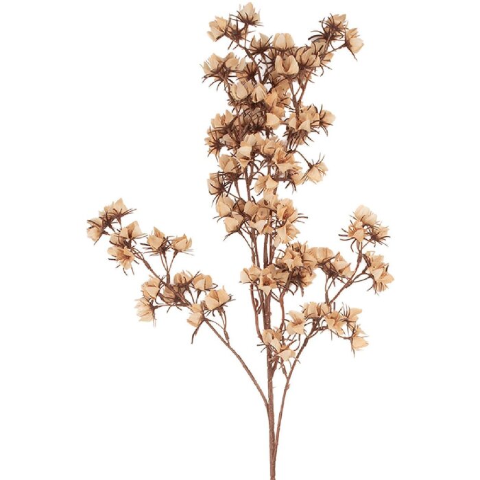 Clayre & Eef 5PL0201P Umelá kvetina 10x10x86 cm Ružovo-hnedá