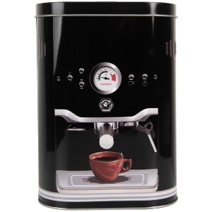 Clayre & Eef 6BL0189 Plechovka 14x8x19 cm Čierna