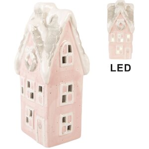 Clayre & Eef 6CE2220P LED Domček Dekorácia 11x10x24 cm