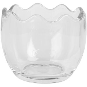 Clayre & Eef 6GL5201 Sklenená dóza s pokrievkou 15x10x18 cm