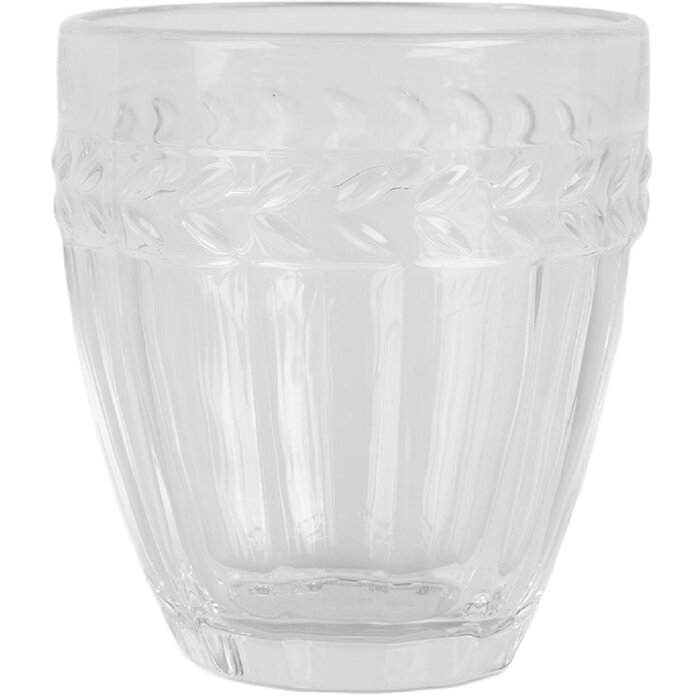 Clayre & Eef 6GL5206 Pohár sklenený 250ml transparentný Ø9x9 cm