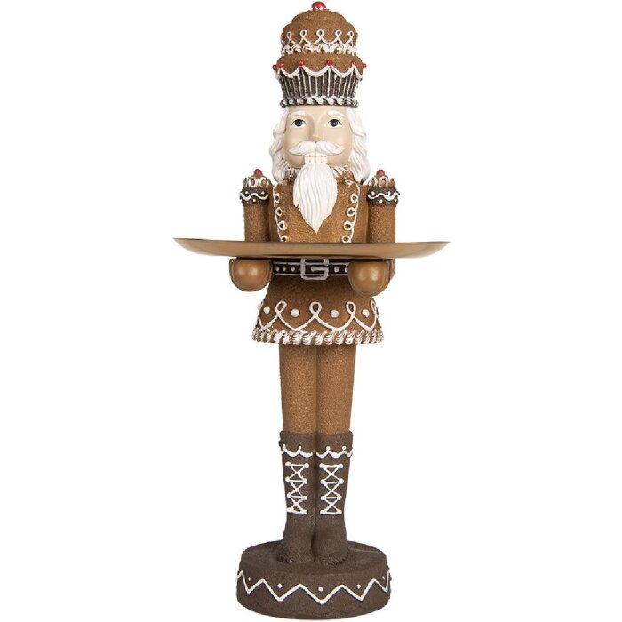 Clayre & Eef 6PR5400 Dekoratívny orechový luskáčik 18x15x40 cm