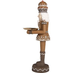 Clayre & Eef 6PR5400 Dekoratívny orechový luskáčik 18x15x40 cm