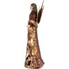 Clayre & Eef 6PR5406 Dekoratívny anjel 22x15x46 cm červeno-zlatý
