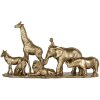 Clayre & Eef 6PR5633 Dekorácia Zvieratá 52x14x30 cm zlatá