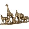 Clayre & Eef 6PR5633 Dekorácia Zvieratá 52x14x30 cm zlatá