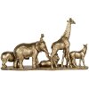 Clayre & Eef 6PR5633 Dekorácia Zvieratá 52x14x30 cm zlatá