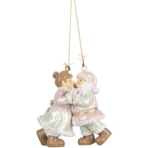 Dekoračný záves Santa Claus s manželkou...