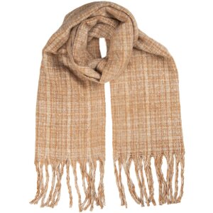 Juleeze JZSC0837CH Šál 50x210 cm hnedý