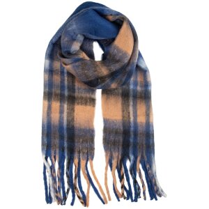 Juleeze JZSC0840BL Šál 50x210 cm modrý