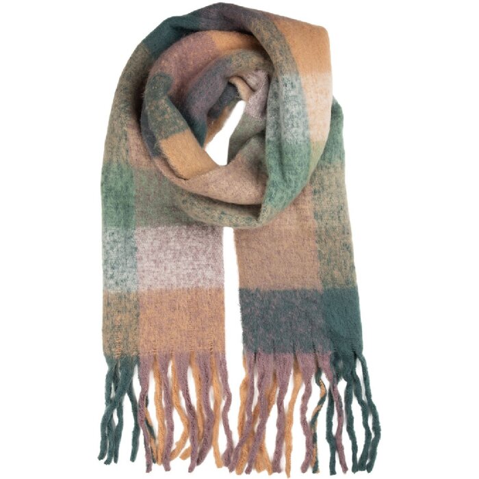 Juleeze JZSC0856GR Šál 38x200 cm zelený