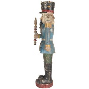 Clayre & Eef 5PR0186 Orech luskáčik 21x15x60 cm - Vianočná dekorácia