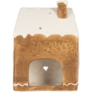 Clayre & Eef Svietnik Domček 12x7x16 cm Keramika