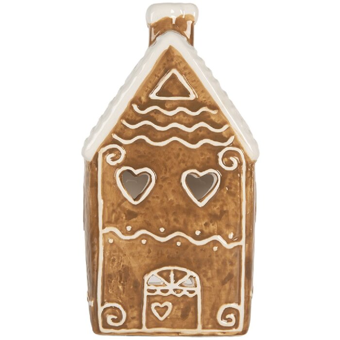 Clayre & Eef Svieťnik Domček 11x9x21 cm