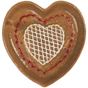 Clayre & Eef Malý tanier 17x17x3 cm - Keramika