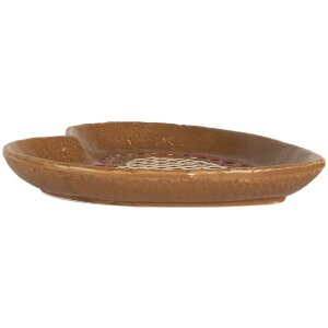 Clayre & Eef Malý tanier 17x17x3 cm - Keramika