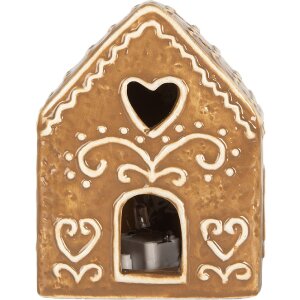 Clayre & Eef Dekoračný domček s LED 8x6x10 cm...
