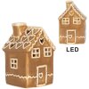Clayre & Eef Dekoračný domček s LED 7x7x11 cm
