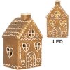 Clayre & Eef Dekoračný domček s LED 7x6x12 cm