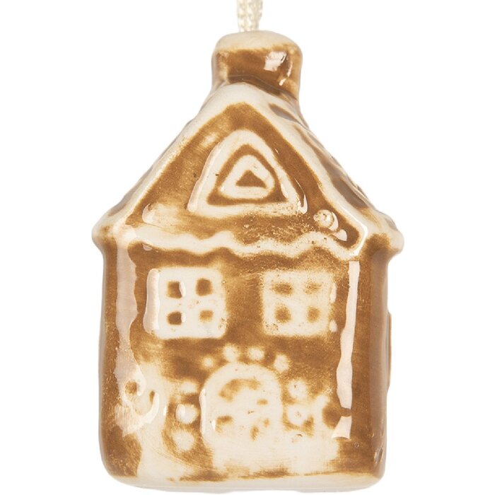 Clayre & Eef Záves Domček 4x4x7 cm