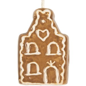 Clayre & Eef Záves Domček 4x4x6 cm...