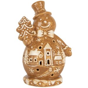 Clayre & Eef 6CE2348 Dekorácia Snehuliak...