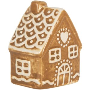 Clayre & Eef Dekoračný domček 6x4x7 cm