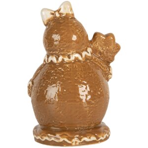 Clayre & Eef Snehuliak dekorácia 9x7x13 cm