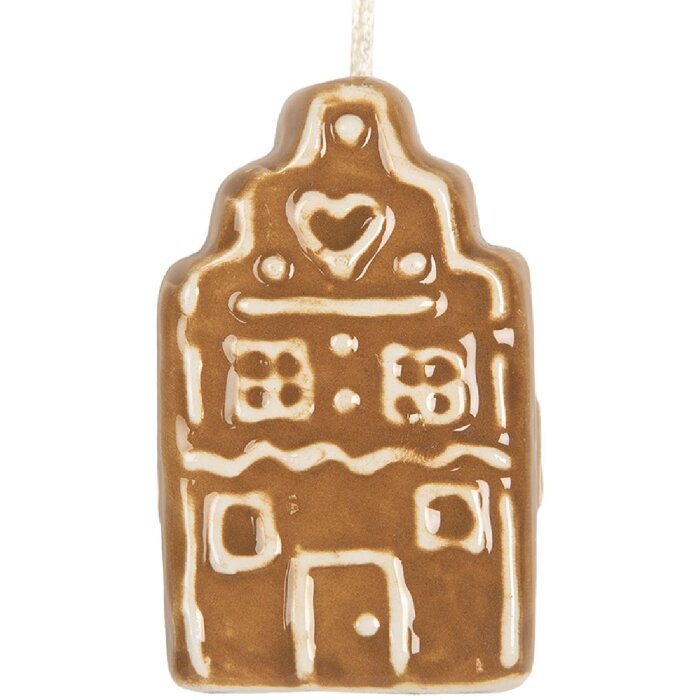 Clayre & Eef Záves Dom 4x4x6 cm