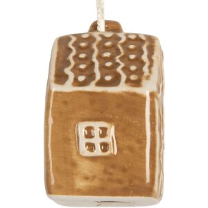 Clayre & Eef Dekoračný záves Domček...