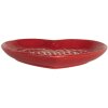 Clayre & Eef 6CE2359 Malý tanier 17x17x3 cm červeno-biely