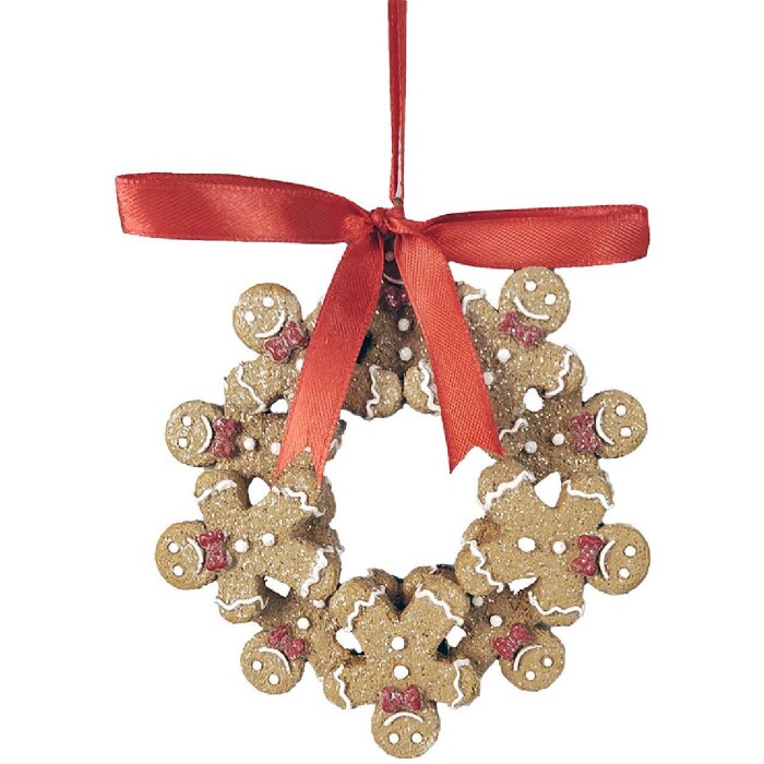 Dekoračný závesník Perníkový mužík 10x2x10 cm Clayre & Eef