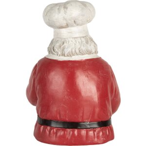 Clayre & Eef Držiak na fľaše Santa Claus 25x25x35 cm