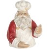 Clayre & Eef Držiak na fľaše Santa Claus 25x25x35 cm