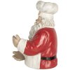 Clayre & Eef Držiak na fľaše Santa Claus 25x25x35 cm