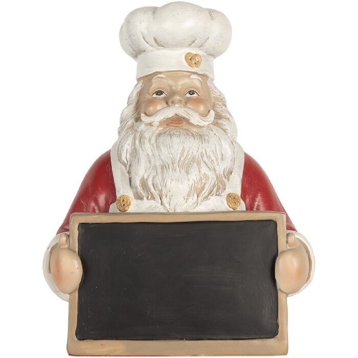 Clayre & Eef 6PR5751 Vianočná dekorácia Santa Claus 24x16x30 cm
