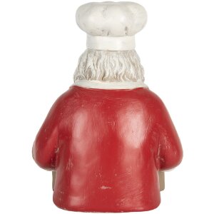 Clayre & Eef 6PR5751 Vianočná dekorácia Santa Claus 24x16x30 cm