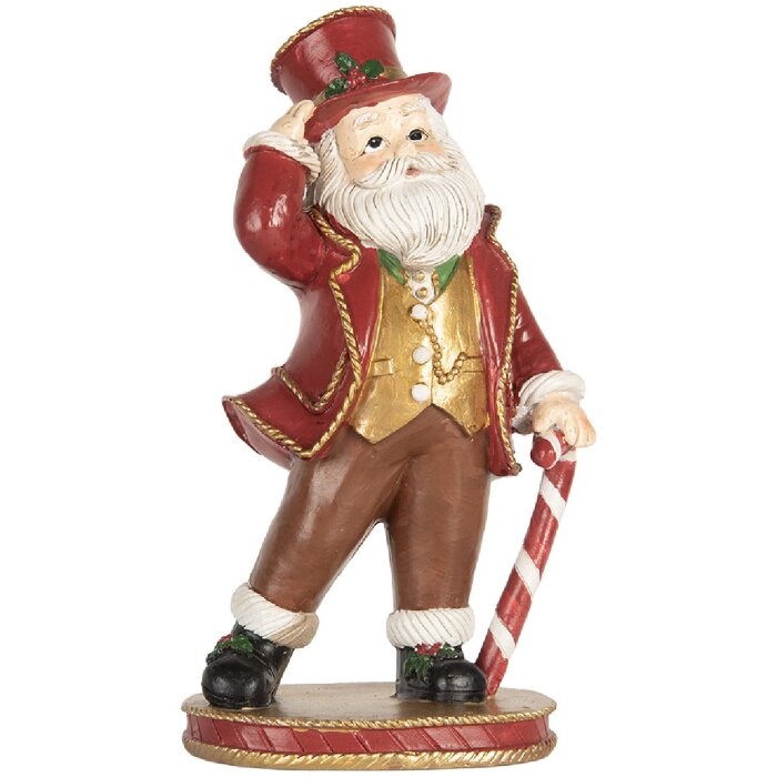 Clayre & Eef 6PR5755 Vianočný Santa Claus 12x9x21 cm