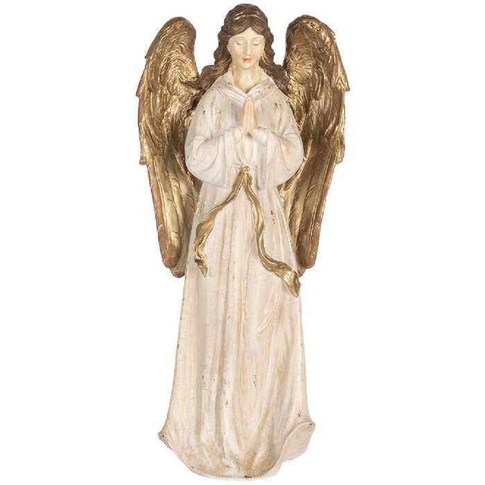 Clayre & Eef 6PR5756 Dekoračný Anjel 23x12x47 cm