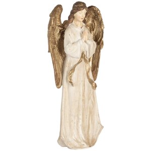 Clayre & Eef 6PR5756 Dekoračný Anjel 23x12x47 cm