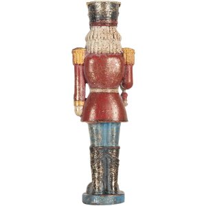 Clayre & Eef 6PR5758 Dekoračný orecholam 7x6x21 cm červeno-modrý