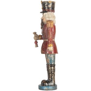 Clayre & Eef 6PR5758 Dekoračný orecholam 7x6x21 cm červeno-modrý