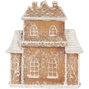 Clayre & Eef Dekoračný domček s LED 18x9x20 cm