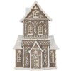 Clayre & Eef Dekoračný domček s LED 23x11x33 cm
