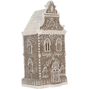 Clayre & Eef Dekoračný domček s LED 17x15x35 cm