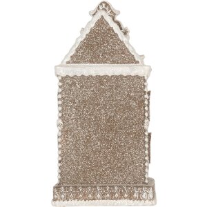 Clayre & Eef Dekoračný domček s LED 17x15x35 cm