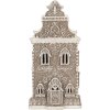 Clayre & Eef Dekoračný domček s LED 17x15x35 cm
