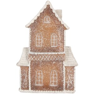 Clayre & Eef Dekoračný domček s LED 16x8x23 cm