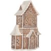 Clayre & Eef Dekoračný domček s LED 16x8x23 cm