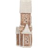 Clayre & Eef Dekoračný domček s LED 16x8x23 cm